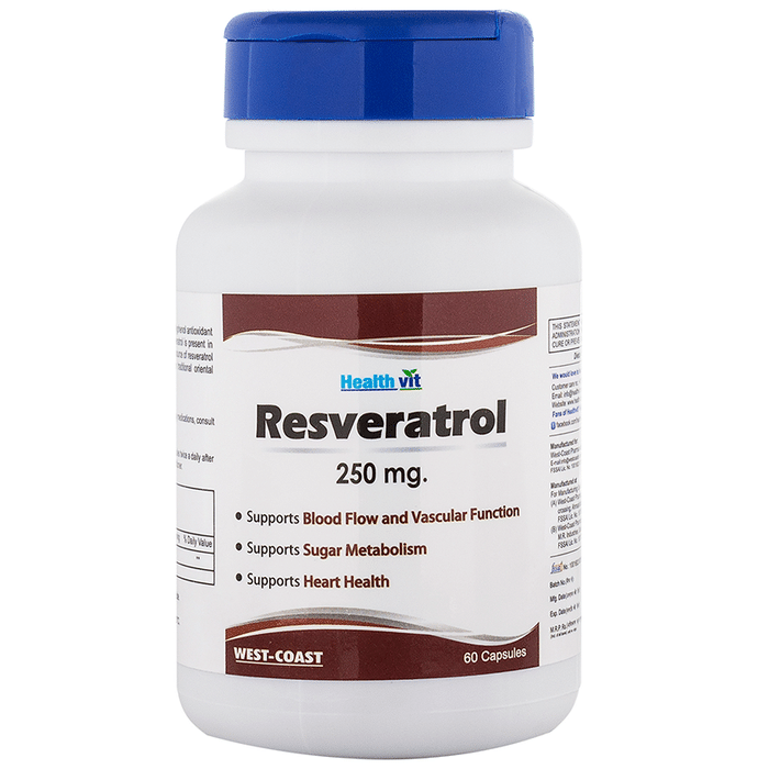 HealthVit Resveratrol 250mg Capsule