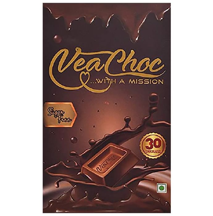 VeaChoc Iron Chocolates with Vitamin C and Blood Builder Supplement Sugar Free