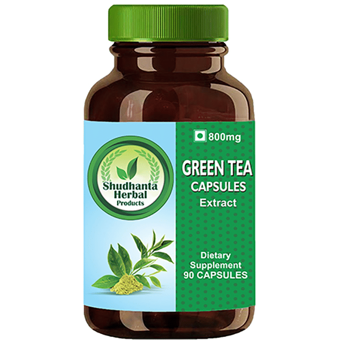 Shudhanta Herbal Green Tea 800mg Capsule