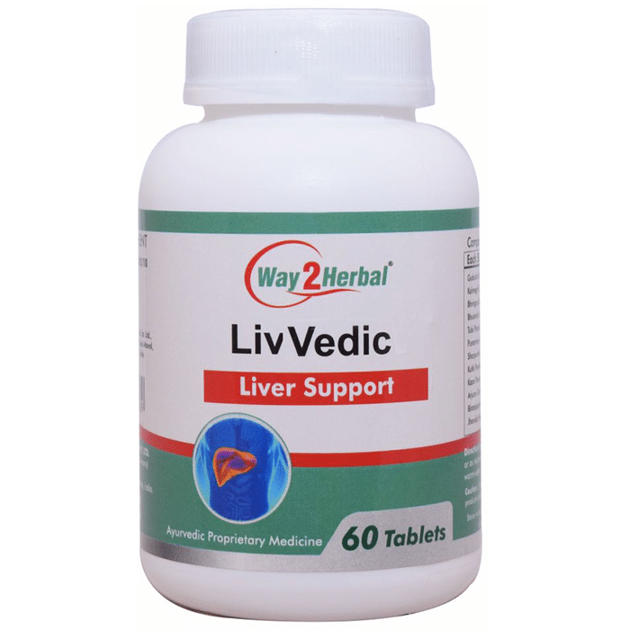 Way2Herbal Liv Vedic Liver Support Tablet