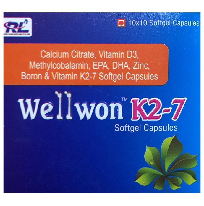 Wellwon K2 7 Soft Gelatin Capsule