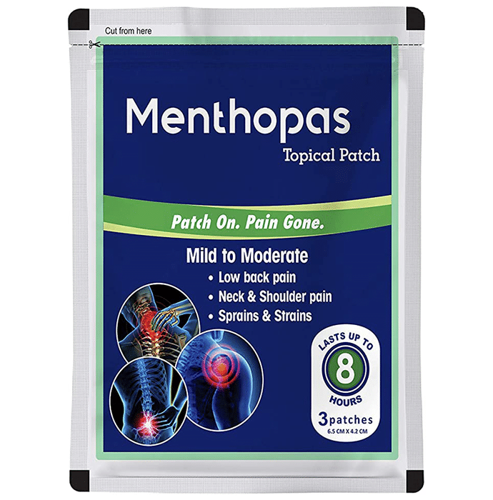 Menthopas Topical Patch (3 Each)