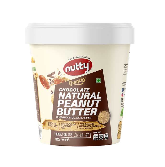 Nutty Quinchy Chocolate Natural Peanut Butter
