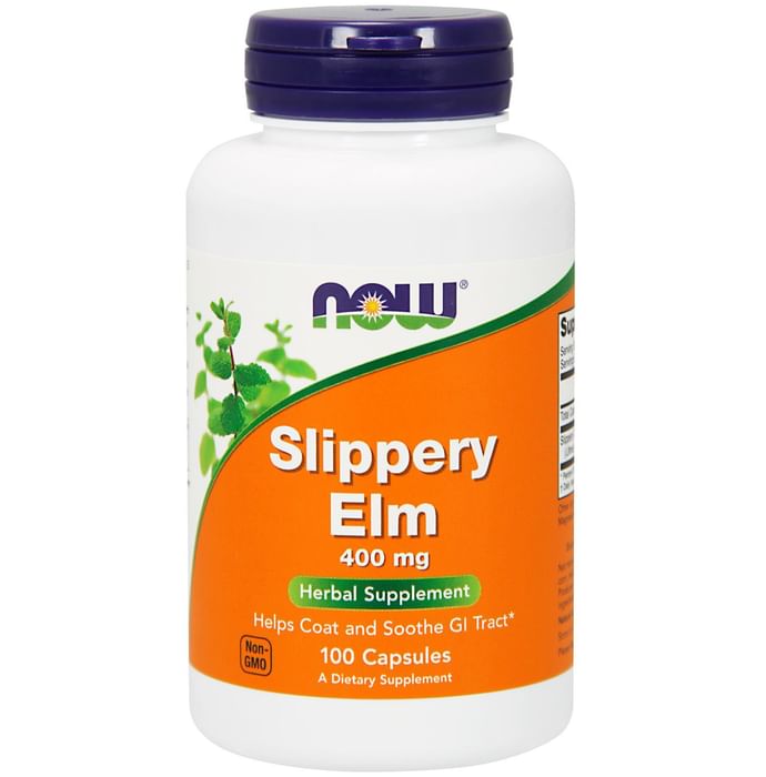 NOW Foods Slippery Elm 400mg Capsule