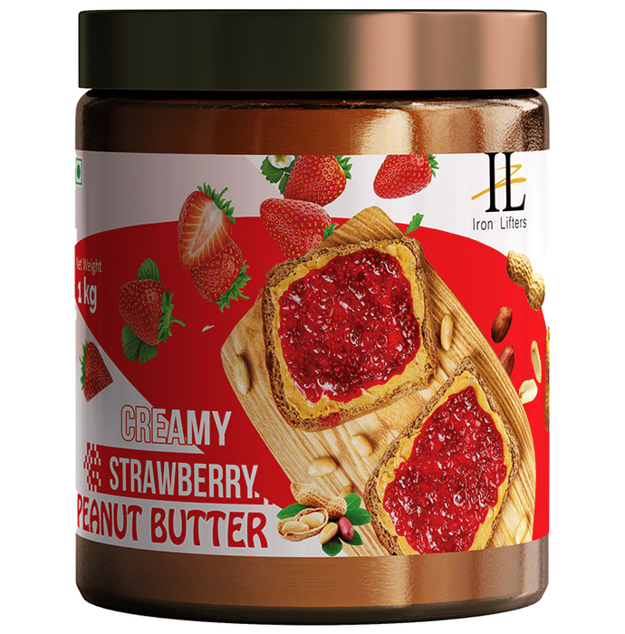 Iron Lifters Creamy Strawberry Peanut Butter