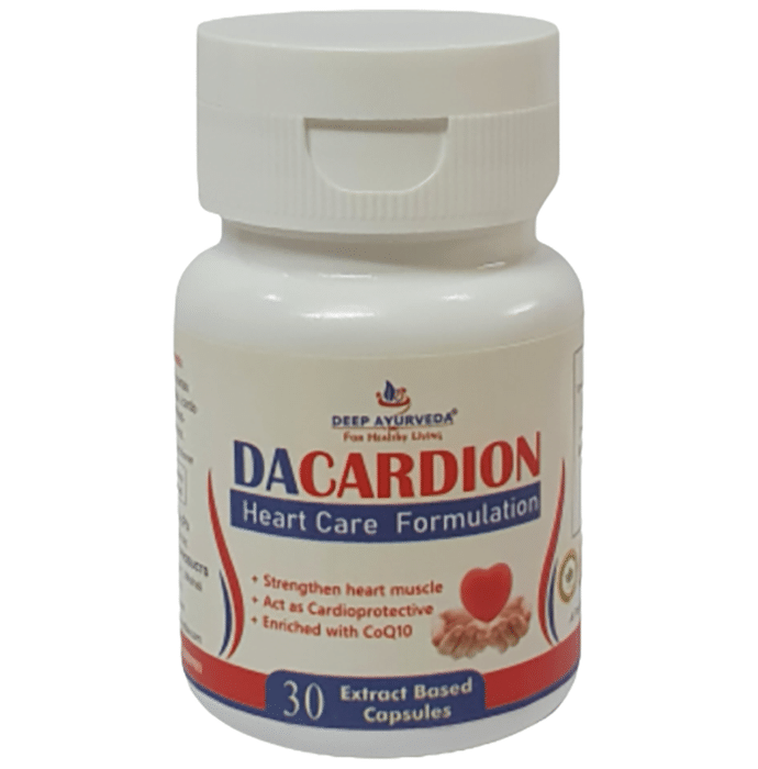Deep Ayurveda Dacardion Heart Care Formulation Extract Based Capsule