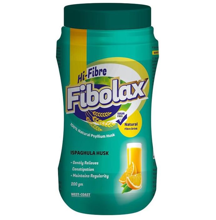 HealthVit Hi-Fibre Fibolax Ispaghula Husk Sugar Free
