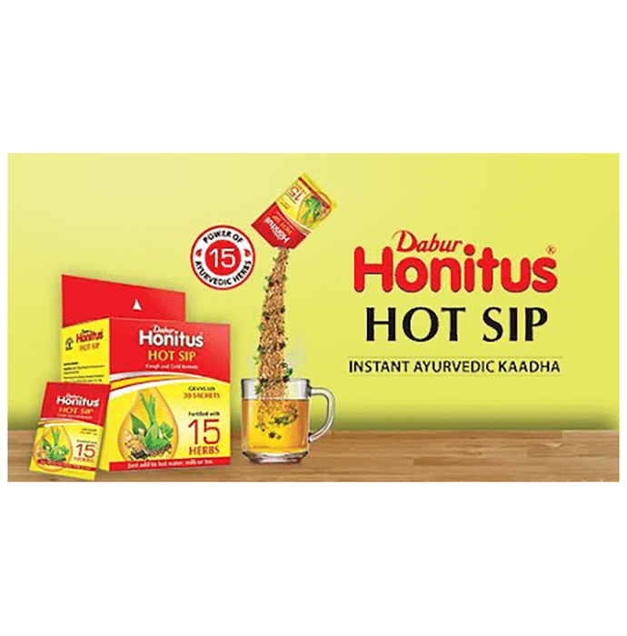 Dabur Honitus Hot Sip Ayurvedic Kaadha (4gm Each)