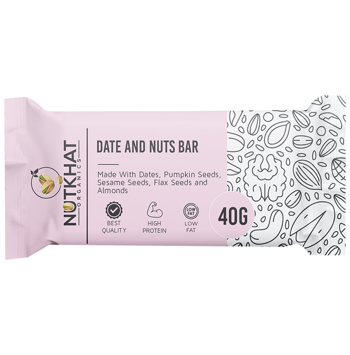 Nutkhat Organics Date and Nuts Bar