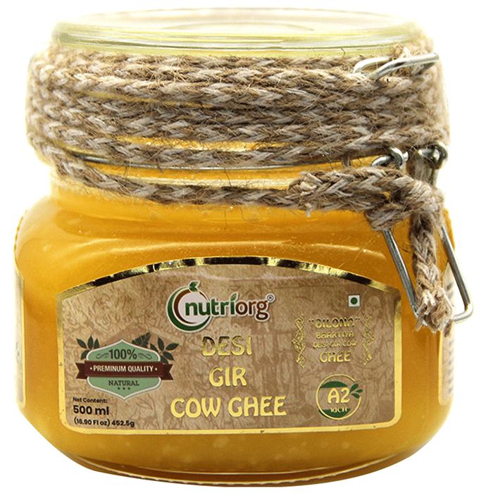 Nutriorg Bilona Bhartiya Desi Gir Cow Ghee