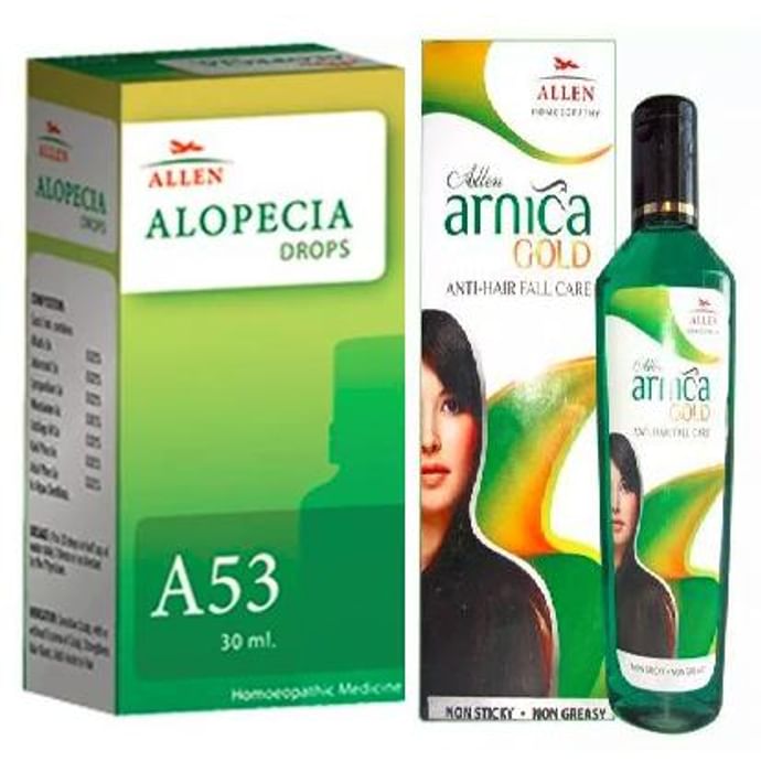 Allen Hair Care Combo (A53 + Arnica Gold Oil)