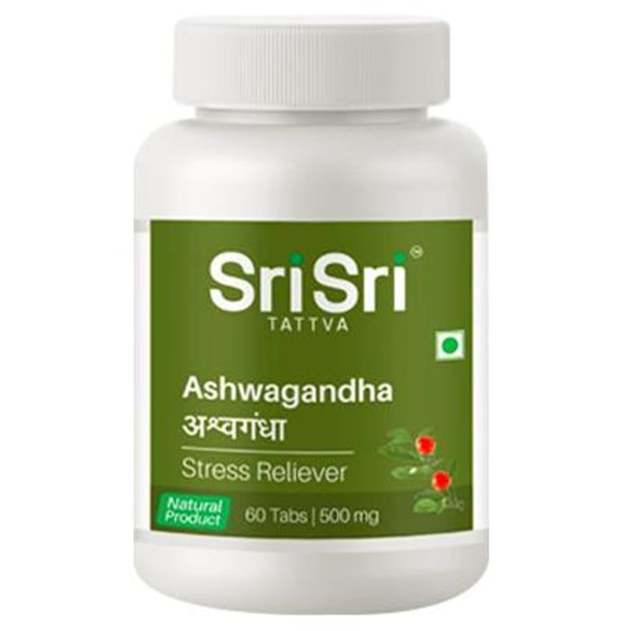 Sri Sri Tattva Ashwagandha 500mg Tablet