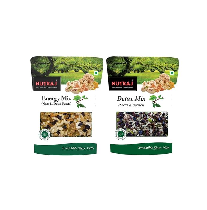 Combo Pack of Nutraj Detox Mix & Nutraj Energy Mix (450gm Each)