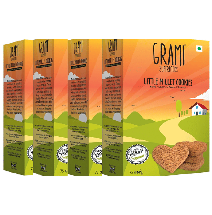 Grami Superfood Little Millet Cookies (75gm Each)