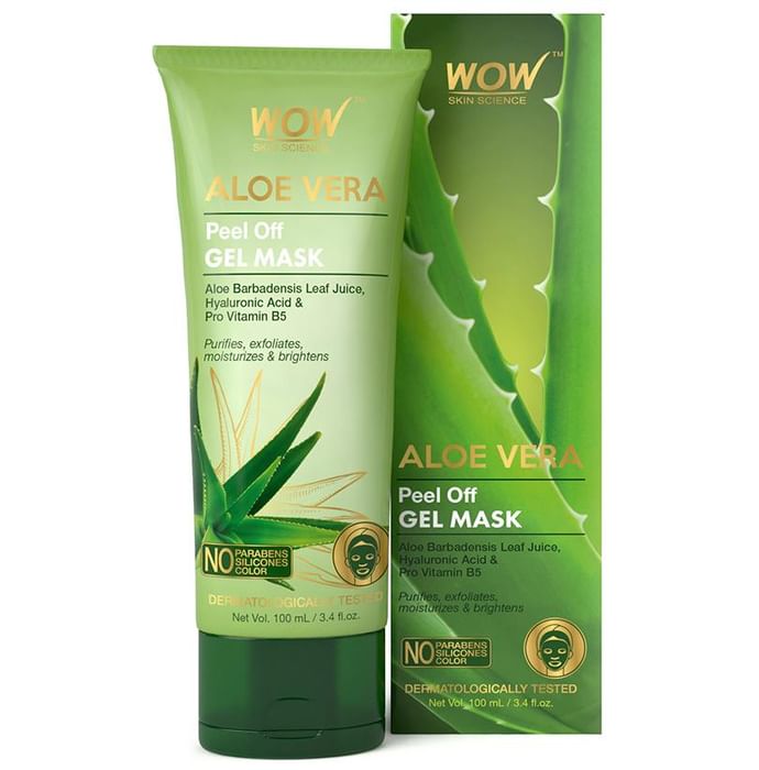 WOW Skin Science Aloe Vera Peel Off Gel Mask