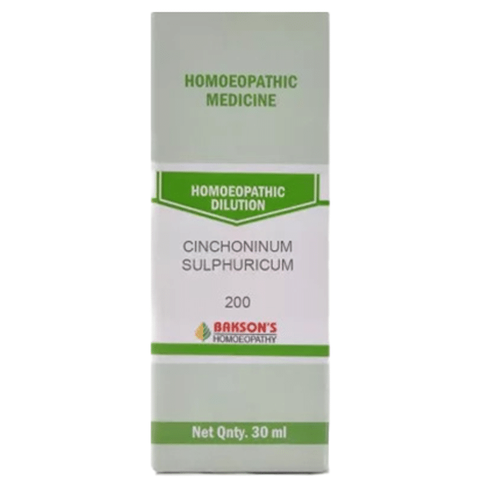 Bakson's Cinchoninum Sulphuricum Dilution 200