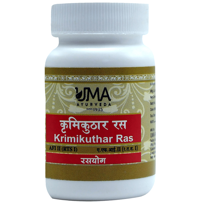 Uma Ayurveda Krimikuthar Ras Tablet