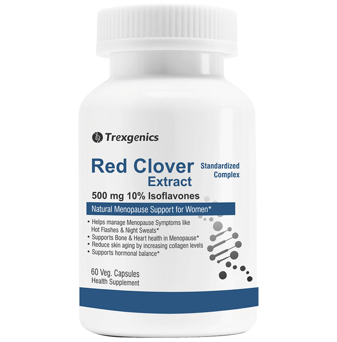 Trexgenics Red Clover Extract 500mg Veg. Capsules