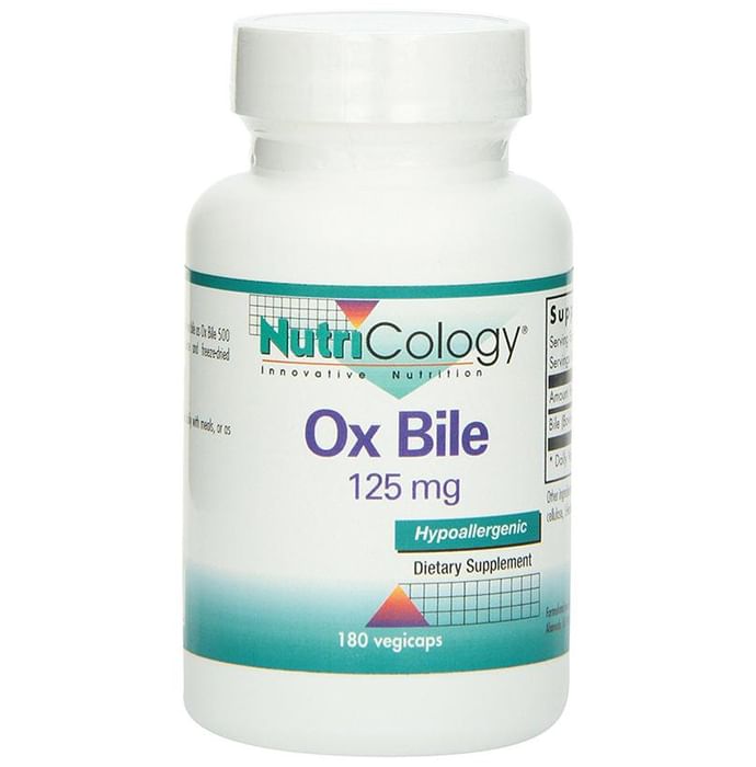 Nutricology Ox Bile 125mg Vegicap