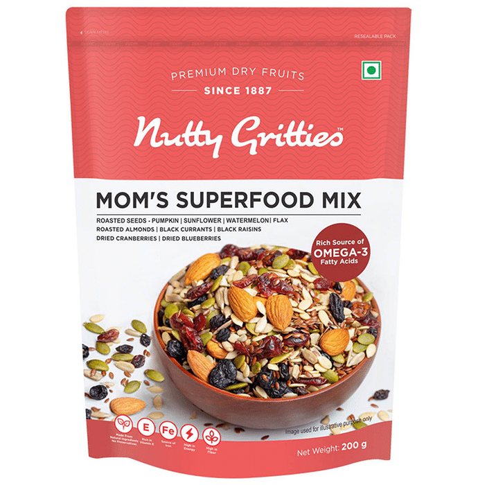 Nutty Gritties Mom's Superfood Mix (200gm Each)