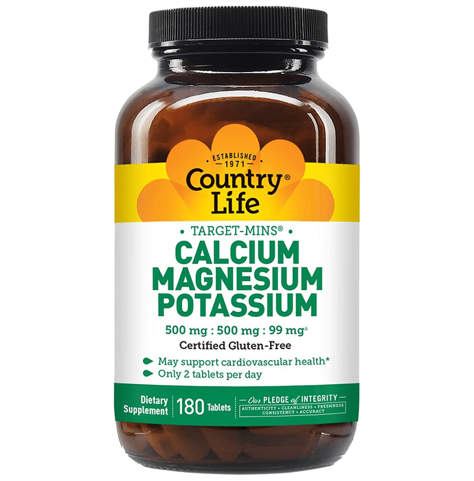 Country Life Calcium Magnesium Potassium Tablet