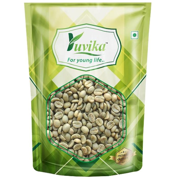 Yuvika Green Coffee Beans Decaffeinated & Unroasted Arabica Coffee