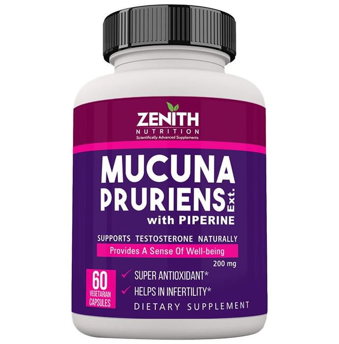 Zenith Nutrition Mucuna Pruriens Plus 200mg Capsule