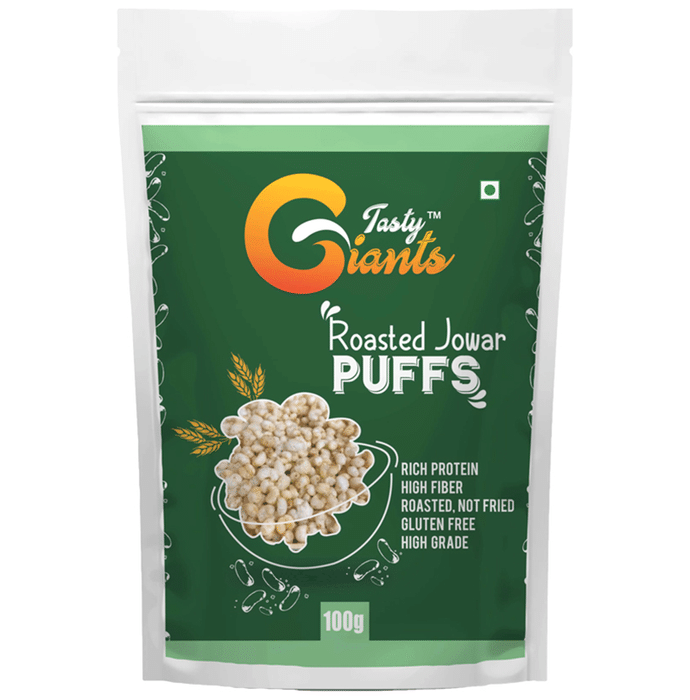 Tasty Giants Roasted Jowar Puffs (100gm Each)