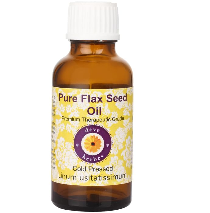 Deve Herbes Pure Flax Seed Cold Pressed Oil