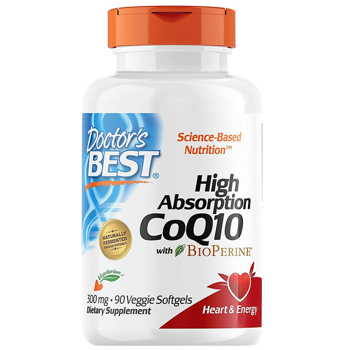 Doctor's Best High Absorption CoQ10 with Bioperine 300mg Veggie Cap