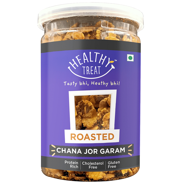 Healthy Treat Roasted Chana Jor Garam Oil-Free, Protein-Rich, Gluten Free (200gm Each)
