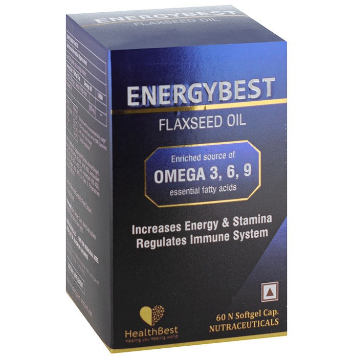 HealthBest Energybest Flaxseed Oil Softgel Capsule