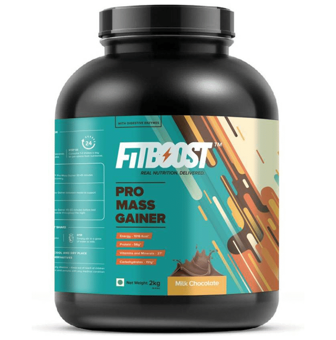 Fitboost Pro Mass Gainer Powder Milk Chocolate
