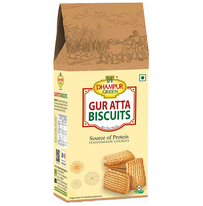 Dhampur Green Gur Atta Biscuit