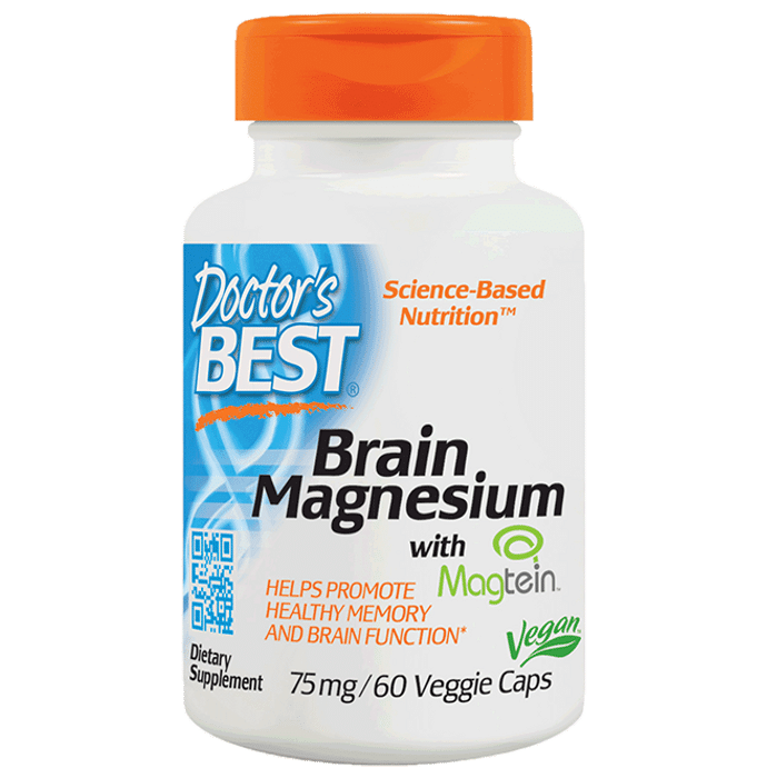 Doctor's Best Brain Magnesium with Magtein 75mg Veggie Capsule