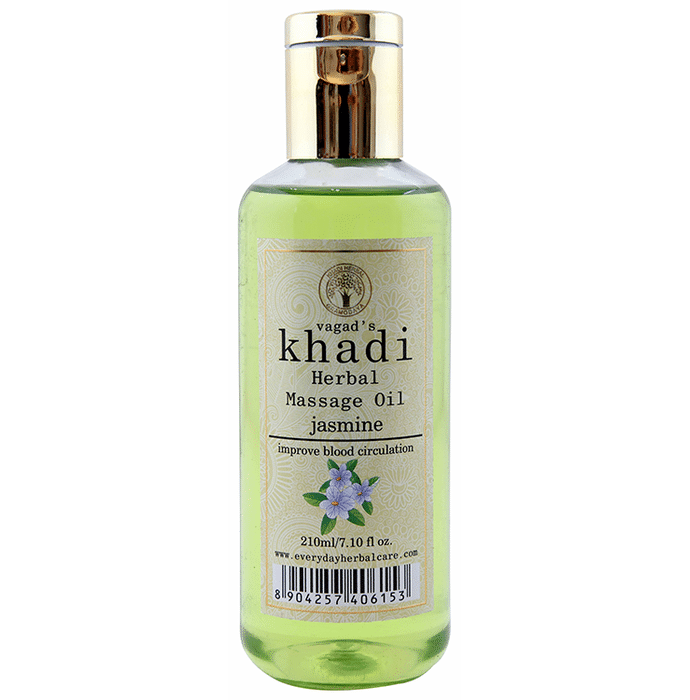 Vagad's Khadi Jasmine Herbal Massage Oil