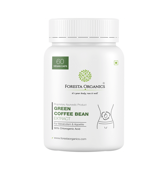 Foresta Organics Green Coffee Bean Extract Vegan Capsule