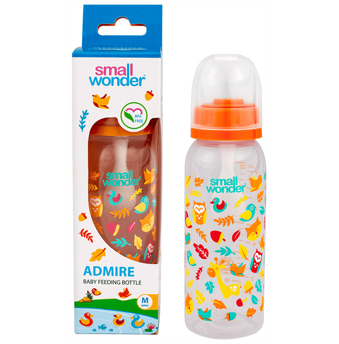 Small Wonder Admire Baby Feeding Bottle Medium Orange