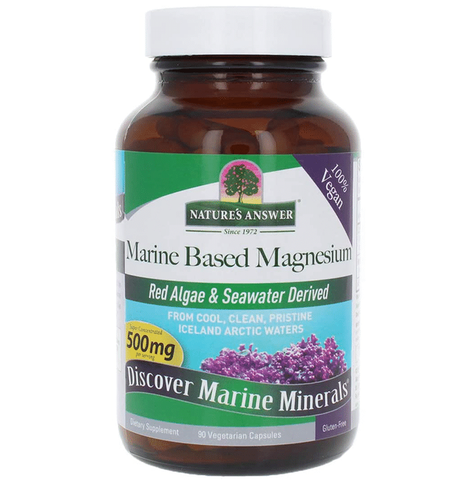 Nature's Answer Marine Based Magnesium Vegatarian Capsule
