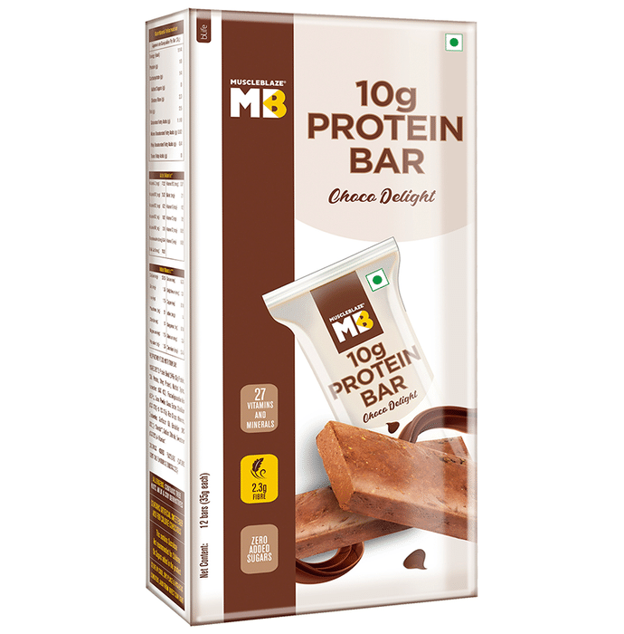 MuscleBlaze Choco Delight Protein 10gm Bar