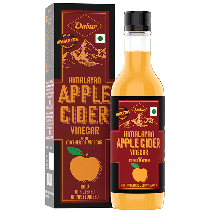 Dabur Himalayan Apple Cider Vinegar with Mother of Vinegar Raw,Unfiltered,Unpasteurized