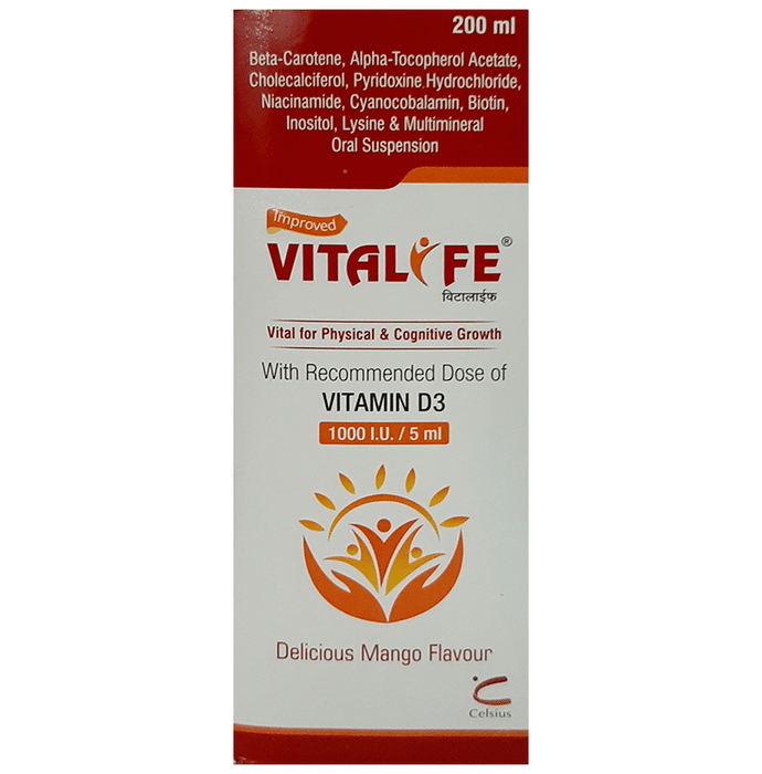 Vitalife Delicious Mango Oral Suspension