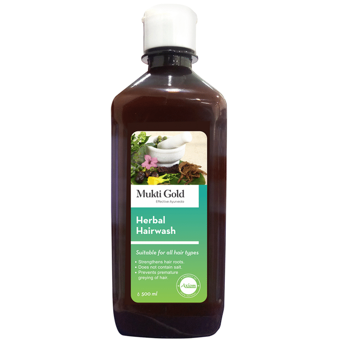 Axiom Mukti Gold Hairwash Shampoo