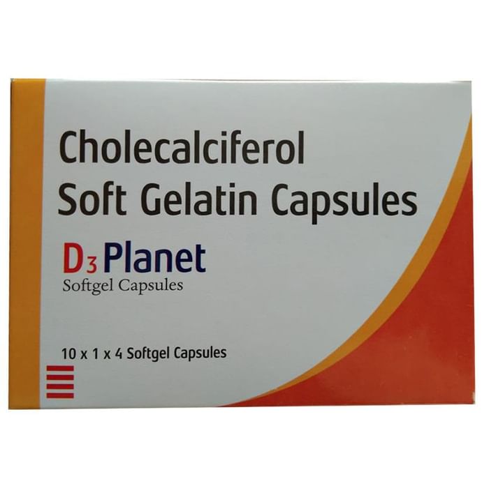 D3 Planet Softgel Capsules