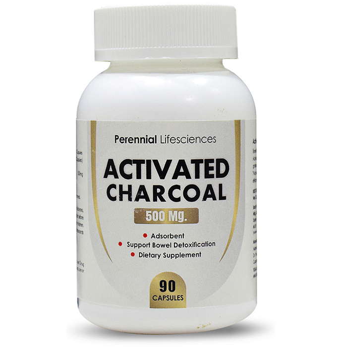 Perennial Lifesciences Activated Charcoal 500mg Capsule