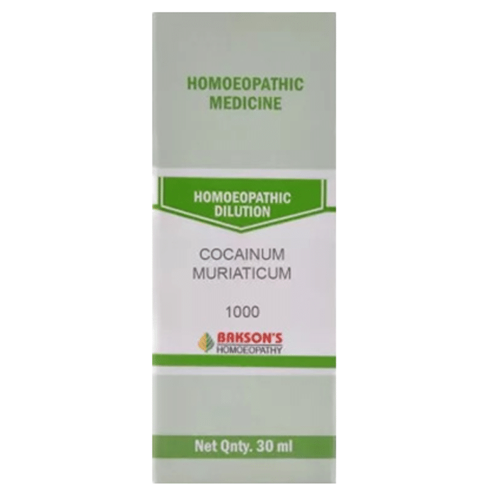 Bakson's Cocainum Muriaticum Dilution 1000 CH
