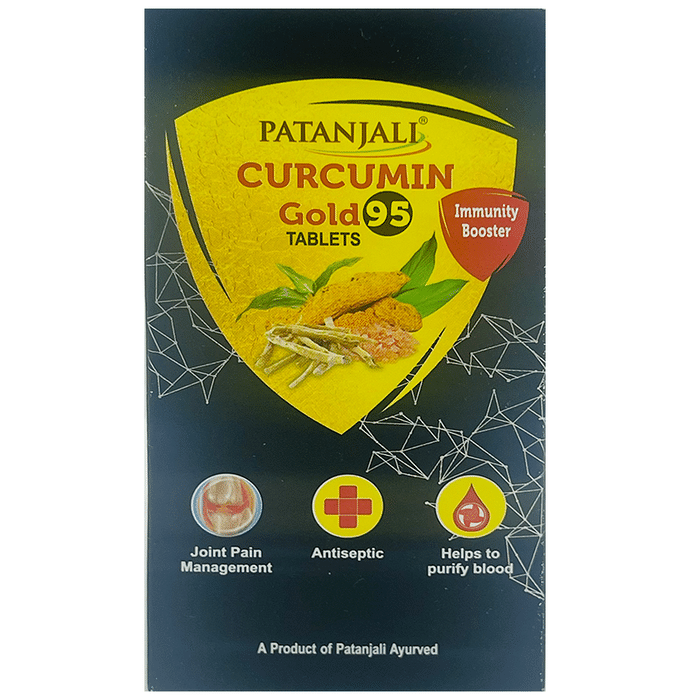 Patanjali Ayurveda Curcumin Gold 95 Immunity Booster Tablet