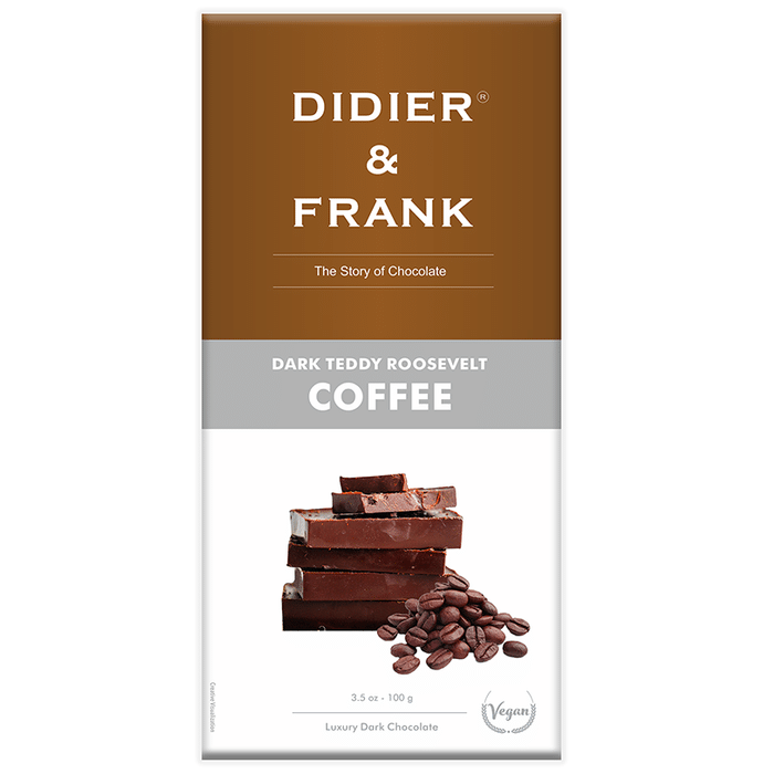 Didier & Frank Dark Teddy Roosevelt Coffee Chocolate (100gm Each)