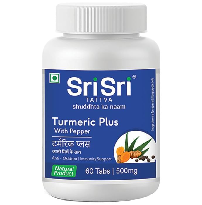 Sri Sri Tattva Turmeric Plus 500mg Tablet