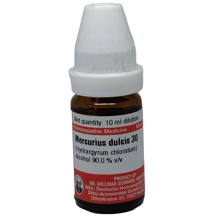 Dr Willmar Schwabe Germany Mercurius Dulcis (Hydragyrum Chloratum) Dilution 30
